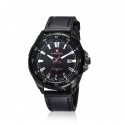 Watch Elegant Men Leather Genuine Naviforce Sophisticated