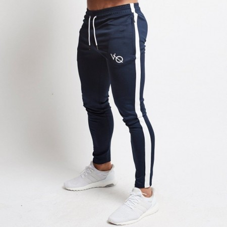 Men's Fit Pants Striped Print Bodybuilding Striped Sweatshirt