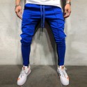 Calça Colorida Masculina Estampada Estilo Listrada Nova Moda Garotos