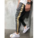 Men's Colorful Trousers Printed Striped Style New Fashion Boys