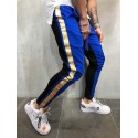 Calça Colorida Masculina Estampada Estilo Listrada Nova Moda Garotos