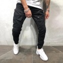 Nova moda Calça Cargo Masculina Bolsos Laterais Novo Modelo Casual Fit