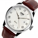 Clock Classic Male Elegant Formal SKMEI Leather Calendar