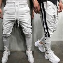 Calça Jogger Masculina Estampa Listrada Confortavel Moderna