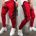 Calça Jogger Masculina Estampa Listrada Confortavel Moderna