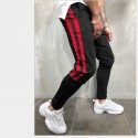 Calça Jogger Masculina Estampa Listrada Confortavel Moderna