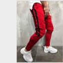 Calça Jogger Masculina Estampa Listrada Confortavel Moderna