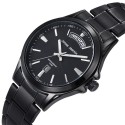 Sophisticated watch Stylish Male Thin Stainless Steel Calendar