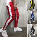 Calça Track Pant Masculina Estilo Casual Estampa Listrada Moderna