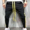 Calça Track Pant Masculina Estilo Casual Estampa Listrada Moderna
