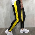 Calça Track Pant Masculina Estilo Casual Estampa Listrada Moderna