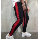 Calça Track Pant Masculina Estilo Casual Estampa Listrada Moderna