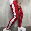 Calça Track Pant Masculina Estilo Casual Estampa Listrada Moderna