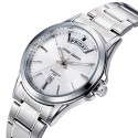 Sophisticated watch Stylish Male Thin Stainless Steel Calendar