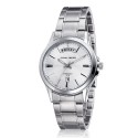 Sophisticated watch Stylish Male Thin Stainless Steel Calendar