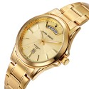 Sophisticated watch Stylish Male Thin Stainless Steel Calendar