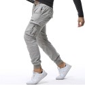 Calça Jogger Elastica Masculina Casual Moderna Bolsos Laterais