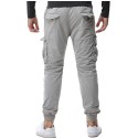 Calça Jogger Elastica Masculina Casual Moderna Bolsos Laterais