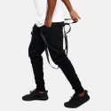 Cropped Men's Casual Pants Modern Style Elastic Handbags