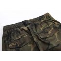 Men's Cropped Pants Military Print Elastic Camouflage