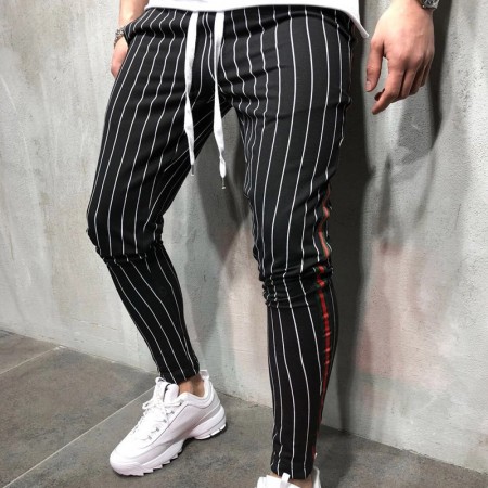 calça alfaiataria masculina listrada