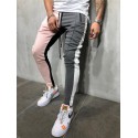 Calça Track Pant Masculina Nova Moda Casual Estilo Listrada Moletom