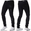 Calça Jeans Skinny Rasgada Masculina Jeans Básica Moda Swag