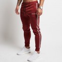 Pants Track Pant Male Sports Striped Workouts Bodybuilding