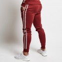 Pants Track Pant Male Sports Striped Workouts Bodybuilding