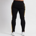 Calça Track Pant Masculina Listrada Tecido Moletom Confortável Treinos