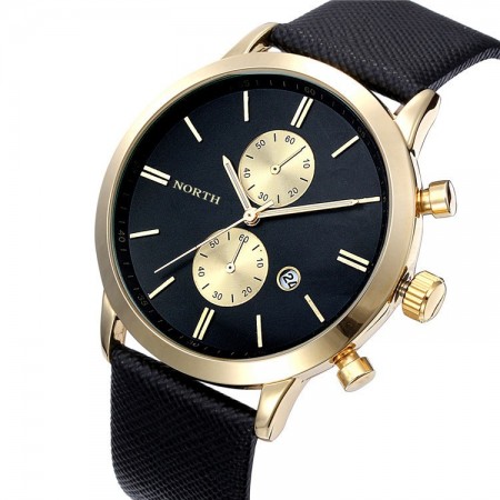 Clock Formal Elegant Male Thin Grande Leather