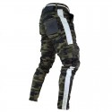 Calça Masculina Estilo Moletom Moda Jovens Listradas Track Pant