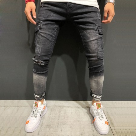 Calça Jeasn Preta Masculina Estilo Festa Nova Coleção