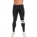 New Jeans Fashion Mens Striped Fashion Model Young Show