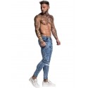 New Jeans Fashion Mens Striped Fashion Model Young Show