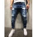 Calça Jeans Rasgada Masculina Varios Modelos Skinny