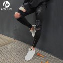 Calça Modelo Rock Masculina Rasgada Com Bolso Estilo Jeans Swag