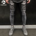 Calça Modelo Rock Masculina Rasgada Com Bolso Estilo Jeans Swag