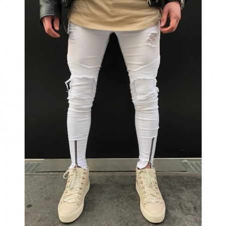 calça masculina com zíper