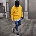 Calça Masculina Jeans Estilo Swag Nova Coleção Rasgada Ziper nas Perna