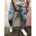 Men's Jeans New Model With Elastic Handbags