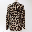 Blusa Feminina Manga Longa Estampada Leopardo Onça Pintada