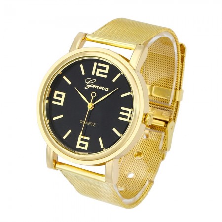 Watch Casual Elegant Unisex for Gold and Silver Gift