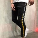 Calça Esporte Track Pant Masculina Listrada nas Laterias Nova Moda