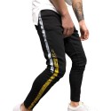 Calça Esporte Track Pant Masculina Listrada nas Laterias Nova Moda