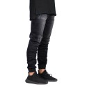 Calça Jeans Masculina Elastica Novo Estilo Casual Elástico nas Pernas