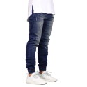 Mens Elastic Jeans Elastic New Style Casual Elastic Legs