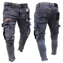 SWAG Men's Pants Very Skinny Stylish Laterial Pockets