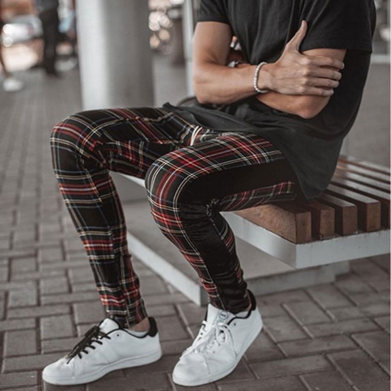 Calça Jeans Masculina Estampas Moda Estilo jovens das Ruas