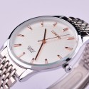 Watch Classic Men Luxury White Large Analog Sophisticated